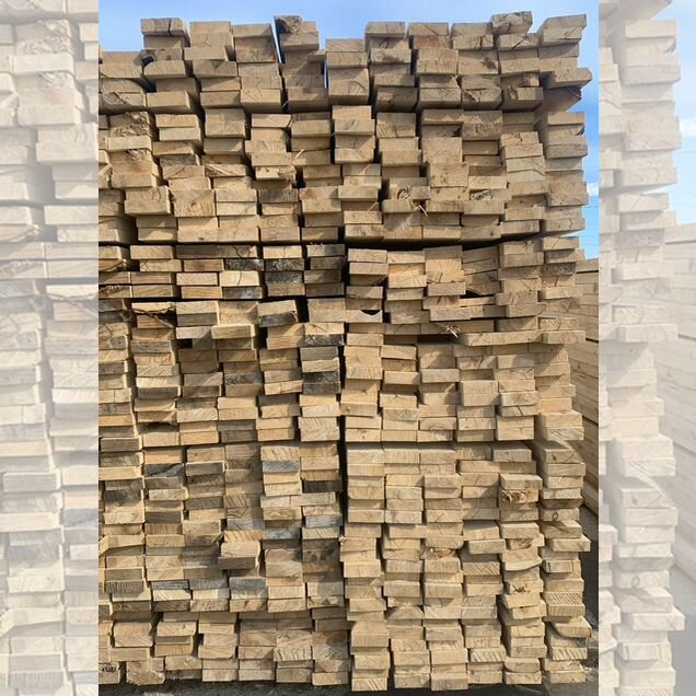Доска обрезная 50×150×6000 мм, осина, ракурс 3