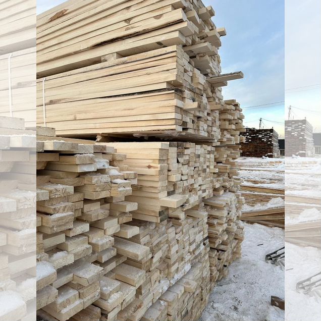 Доска обрезная осина 50×150×6000, ракурс 2