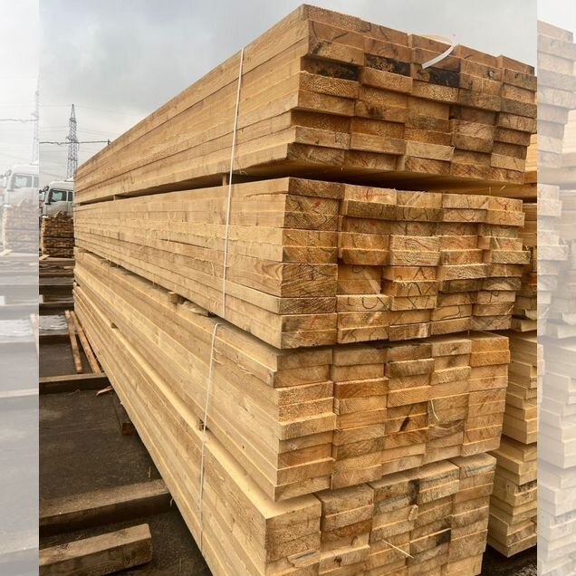 Доска обрезная 50×150×6000, 1 и 2 сорт, ракурс 3